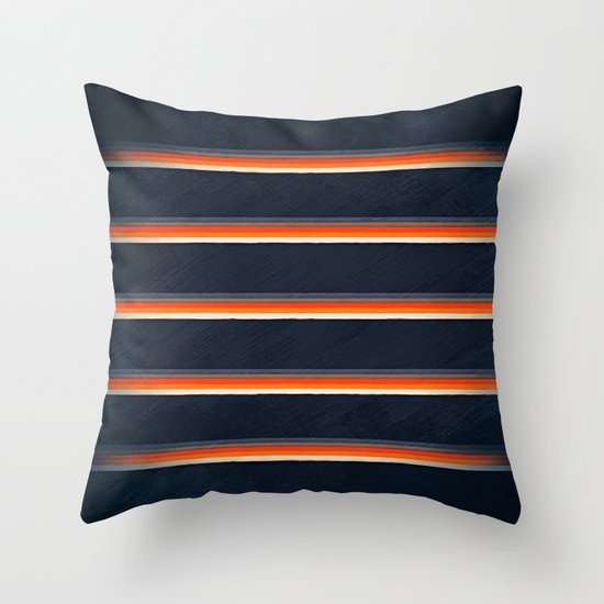 urban midnight Throw Pillow