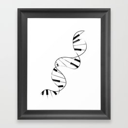 DNA Piano Framed Art Print