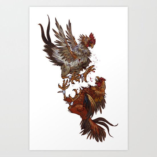 FIGHT! Art Print