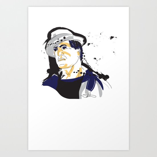 Rocky Balboa_INK Art Print