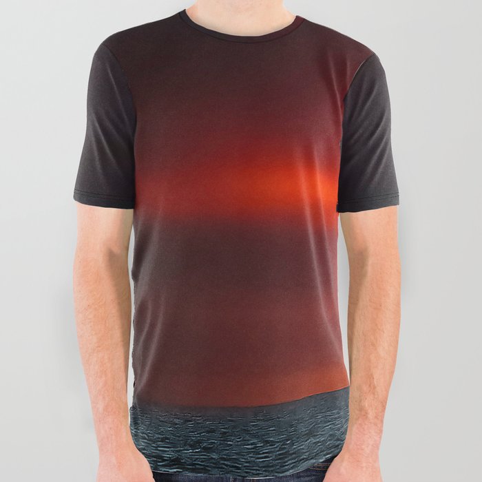 The Setting sun All Over Graphic Tee