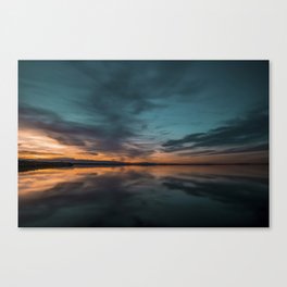 Reflection of the Colorful Sky Canvas Print