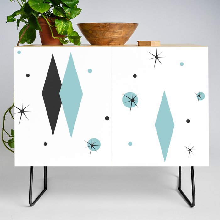 Vintage 1950s Mid Century Modern Design Wood Wall Art by