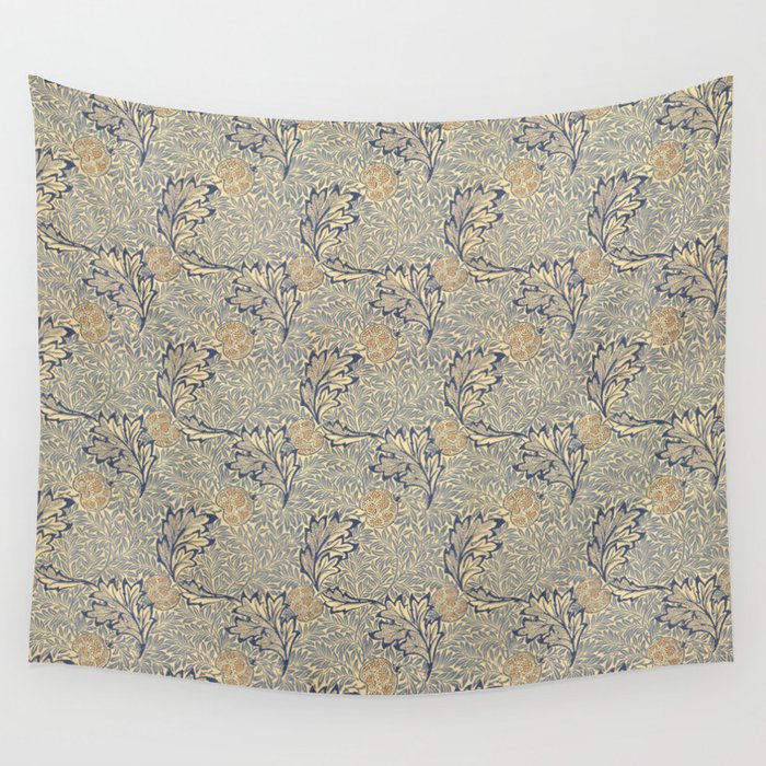 William Morris - Apple Blue Foliage (1877) Wall Tapestry