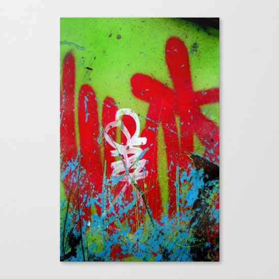 Jardin De Graffiti Canvas Print