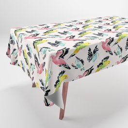 OUTFLIERS Parakeet Print Tablecloth