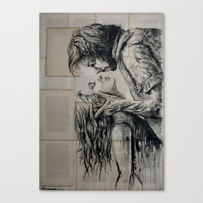 The fury of love Canvas Print