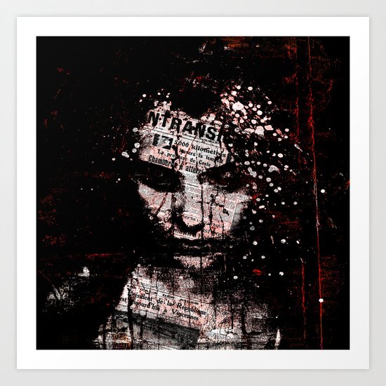 Sad News Art Print