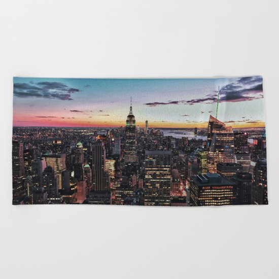 NY CITY Beach Towel