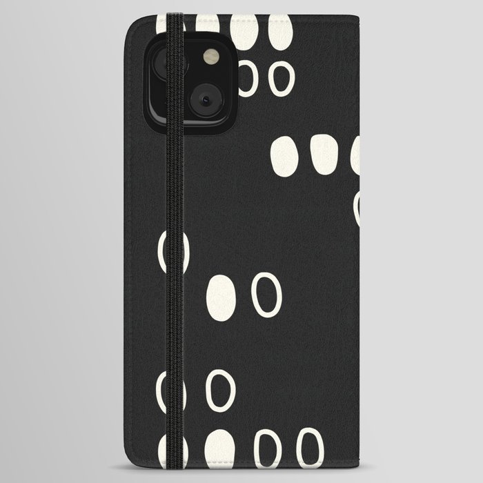 Spots pattern composition 2 iPhone Wallet Case