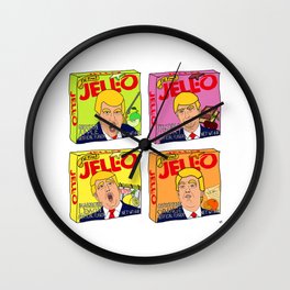 Trump Jell-O Art Wall Clock | Pop Art, Pop Surrealism, Funny, Political 