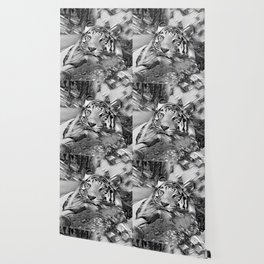 White Tiger Wallpaper Society6