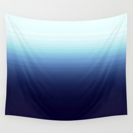 Nautical Blue Ombre Wall Tapestry
