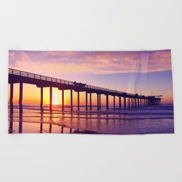 San Diego Sunset Beach Towel