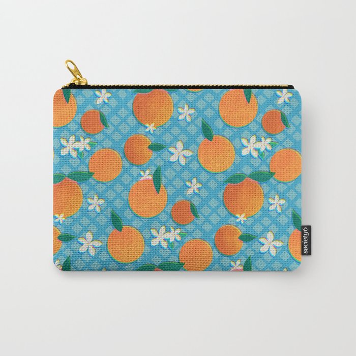 Oranges and Blossoms Carry-All Pouch
