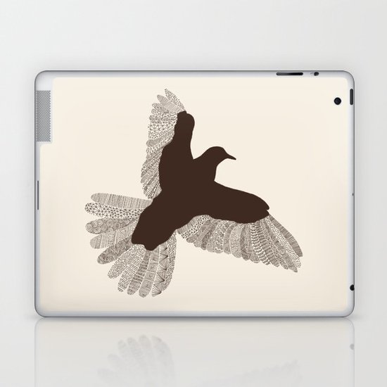 Bird (On Beige) Laptop & iPad Skin