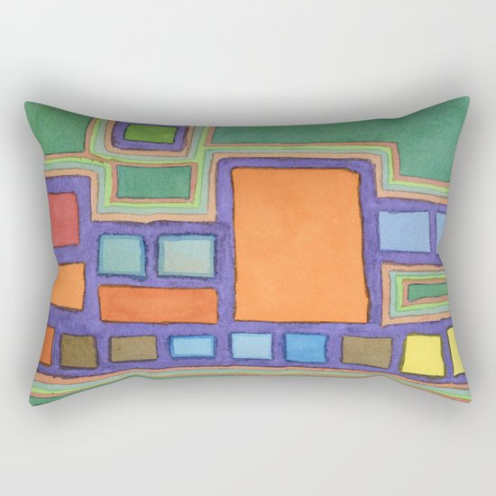 Modern Earthquake Safe Home Rectangular Pillow