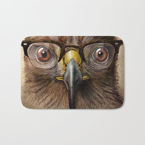 Hipster Eagle Bath Mat