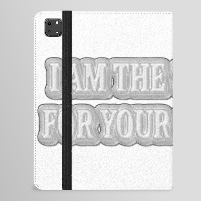 Cute Artwork Design About "I AM THE SOLUTION" Buy Now iPad Folio Case