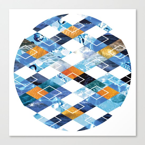 Argyle Aquarium Canvas Print