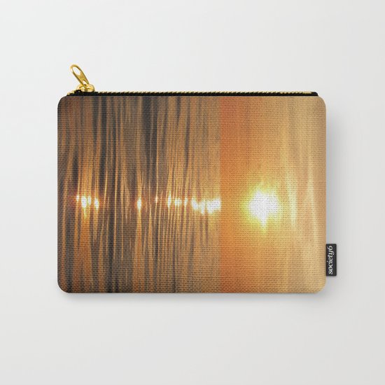 Sun setting over calm waters Carry-All Pouch