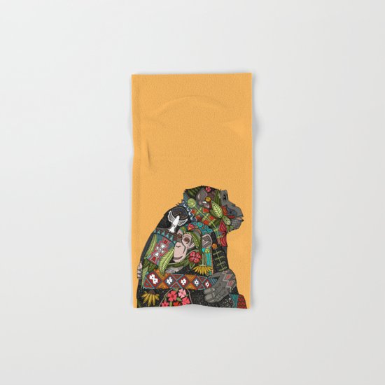 chimpanzee love Hand & Bath Towel