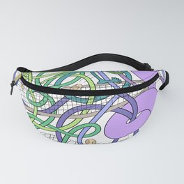 Mr Squiggly Tennis Match Fanny Pack