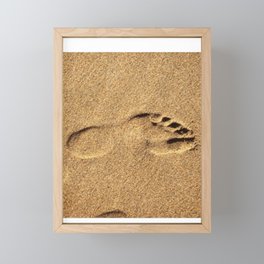 Footprints  Framed Mini Art Print