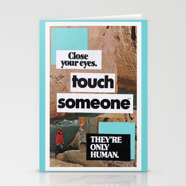 touch someone Stationery Cards