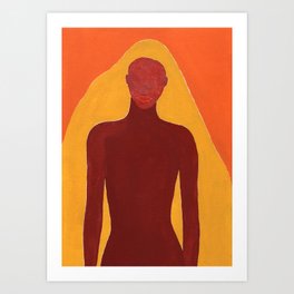 Goddes of sun Art Print