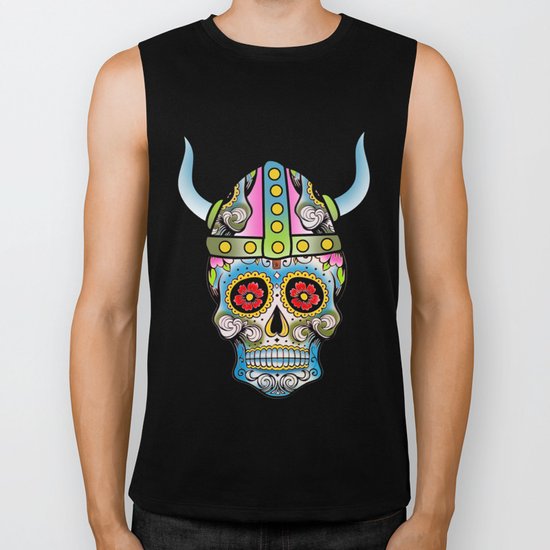 skull Biker Tank