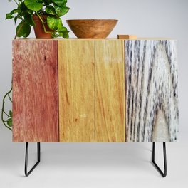 Three-color wood background texture, light brown, dark brown, gray Credenza