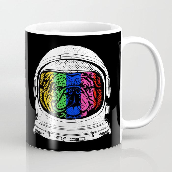 Astronaut English Bulldog Coffee Mug