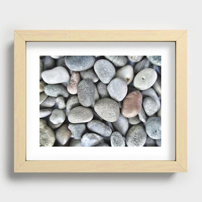 Stones Recessed Framed Print