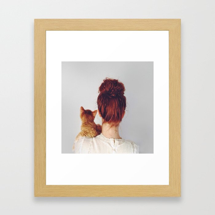 Darcy and Me Framed Art Print
