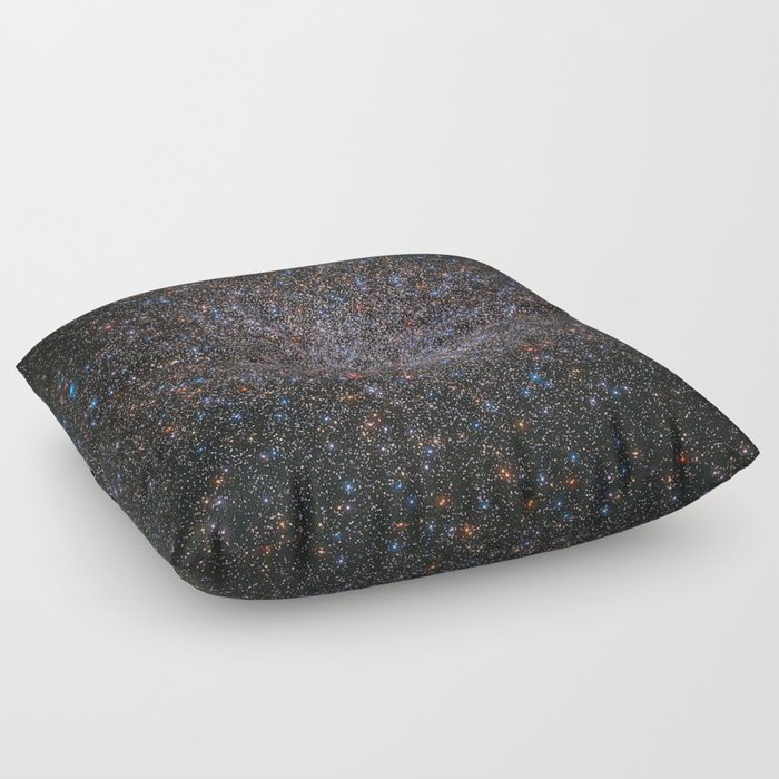 COSMOS. Largest Star cluster, Messier 2. Constellation of Aquarius, The Water Bearer. Floor Pillow