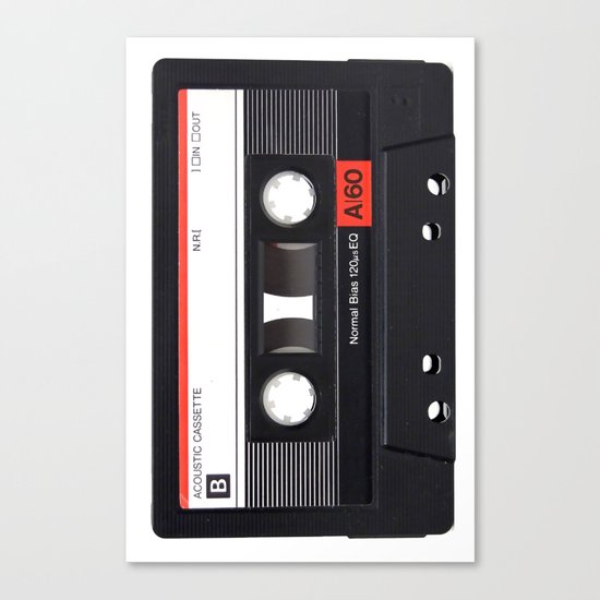 Old School Tape Canvas Print