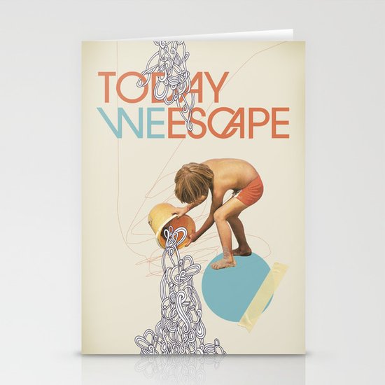 TODAY WE ESCAPE Stationery Cards