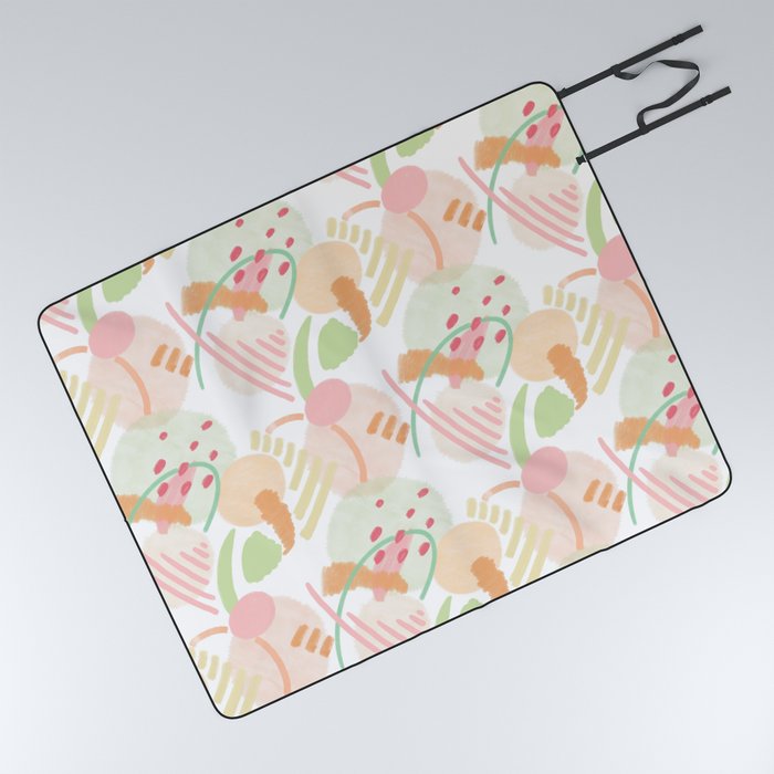 Abstract Spring  Picnic Blanket