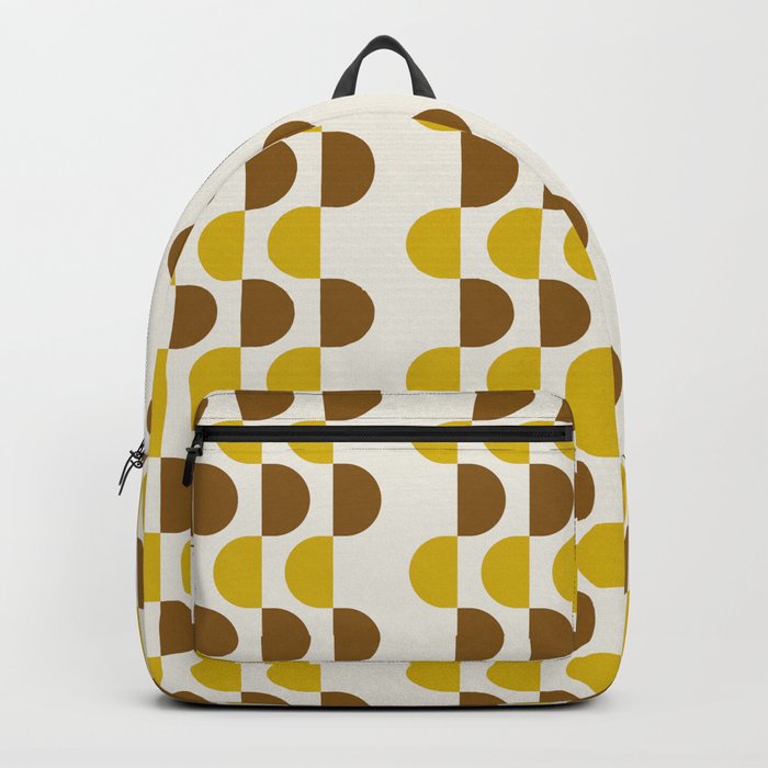 Abstraction_NEW_GEOMETRIC_SHAPE_CIRCLE_PATTERN_POP_ART_0306A Backpack