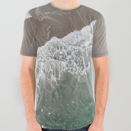 Wrightsville Beach Waves All Over Graphic Tee