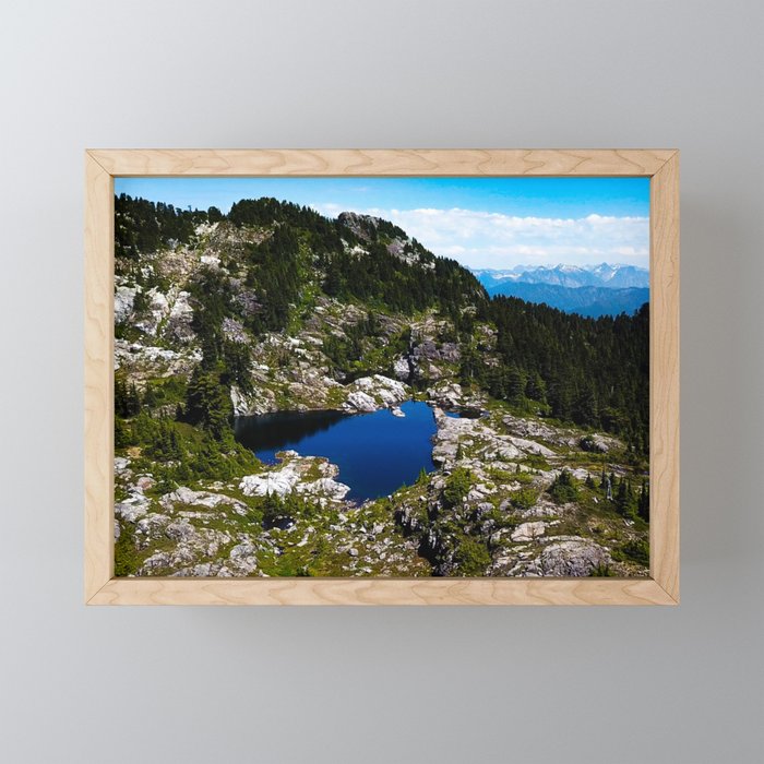 Bathtub Lakes Framed Mini Art Print