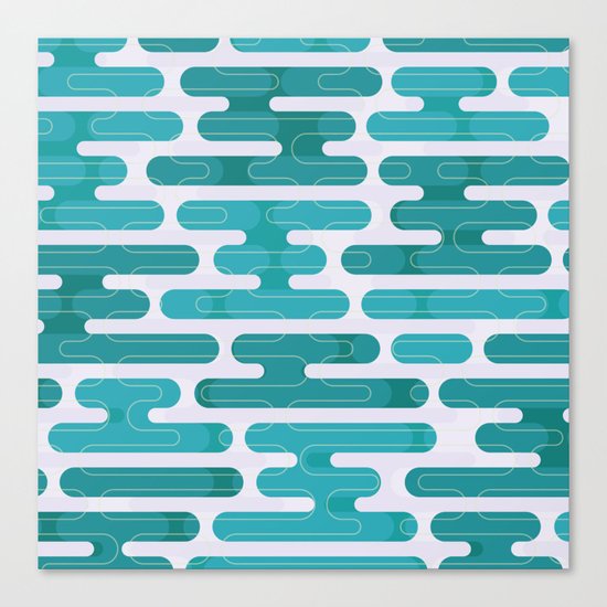 Modern japanese pattern. Canvas Print