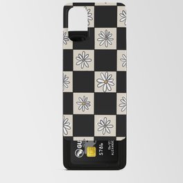 Garden Grid - Black & White Android Card Case