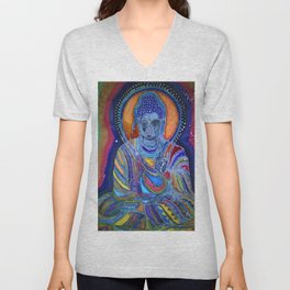 Colorful Enlightenment V Neck T Shirt