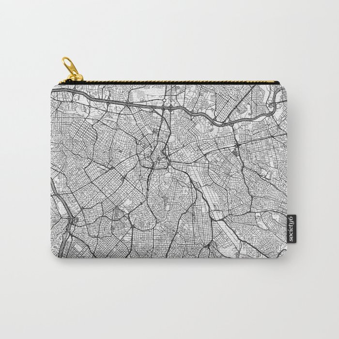Sao Paulo Map Line Carry-All Pouch