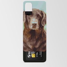 Brown Labrador Retriever Paint by Numbers Android Card Case