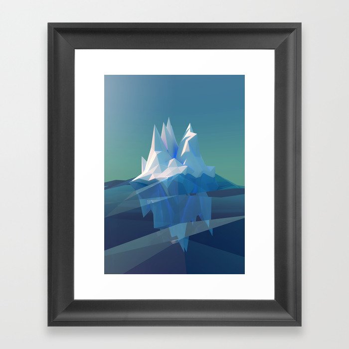 ICEBERG Framed Art Print