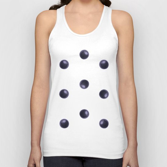 Plums Pattern Unisex Tank Top