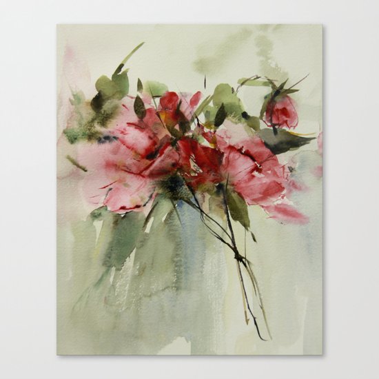 summer roses Canvas Print